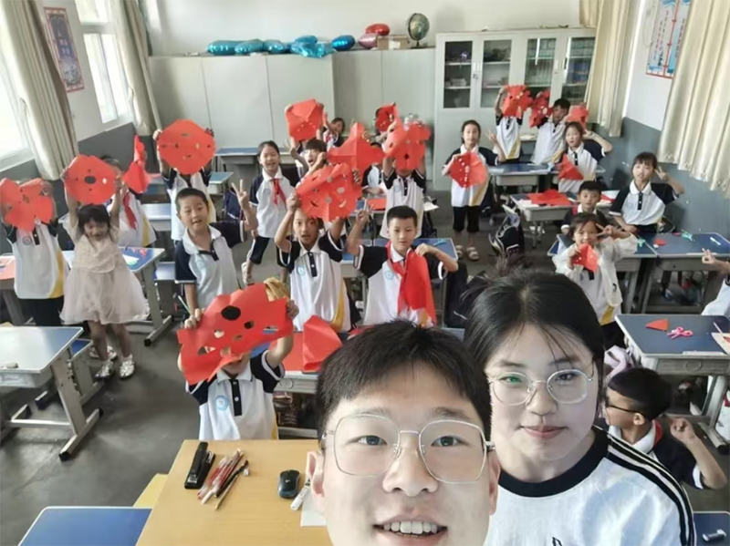 河科大學子青春三下鄉——心手相連，語潤心田