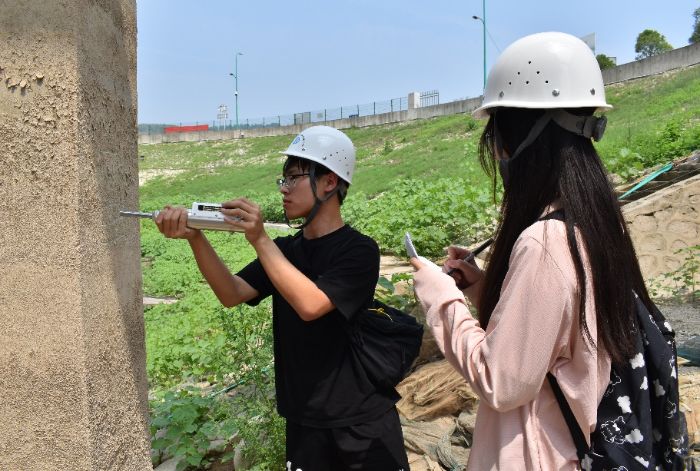 實踐團實地獲取結構數據 宋天浩攝