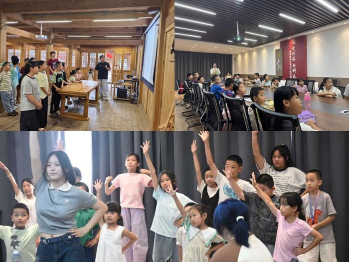 圖 2實踐團成員為孩子們準備了豐富多彩的拓展課程